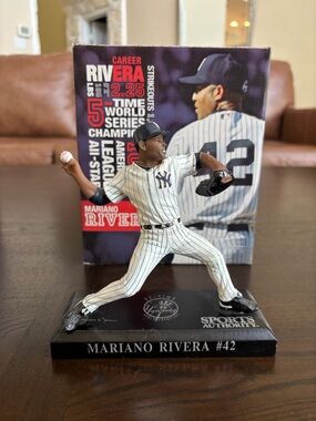 Mariano Rivera New York Yankees Figurine #42 Sports Authority Collectible